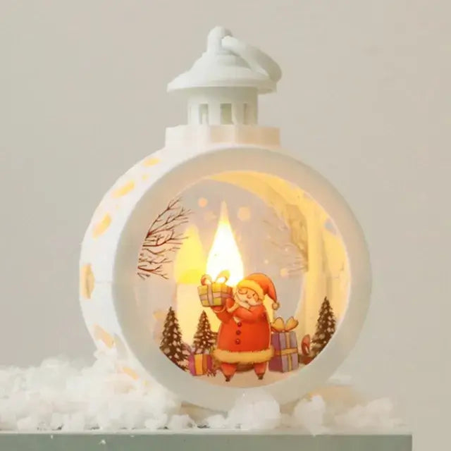 Christmas Snow Globe Lantern
