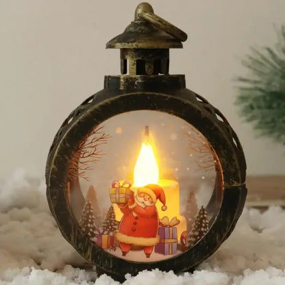 Christmas Snow Globe Lantern