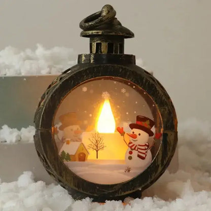 Christmas Snow Globe Lantern