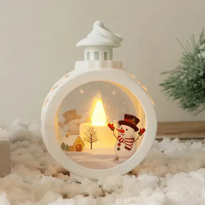 Christmas Snow Globe Lantern